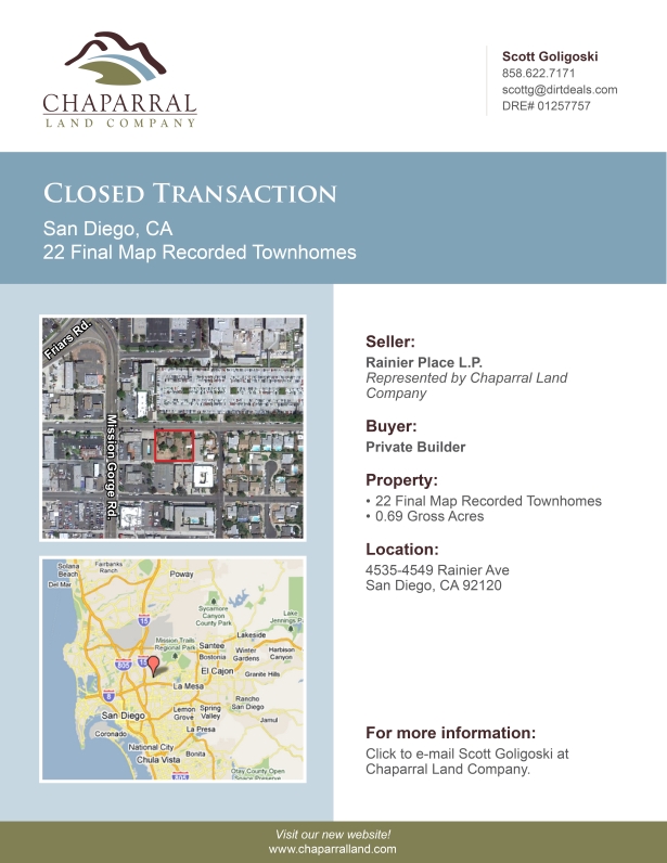 San Diego_Rainier Place_Press Release_615